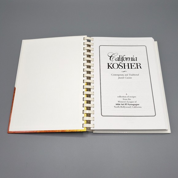 California Kosher Jewish Cuisine Cookbook Vintage 2001 Adat Ari El Synagogue - Picture 8 of 12